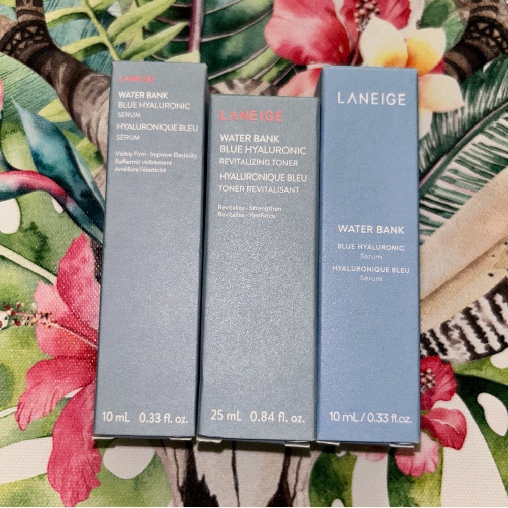 LANEIGE Water Bank Blue Hyaluronic Skincare Trio - Picture 2 of 4